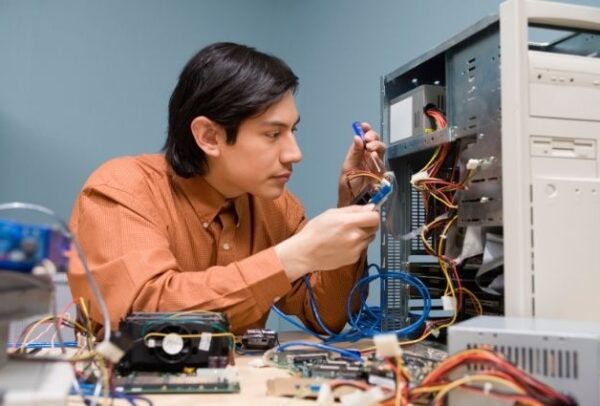 computer fix expert repairing a CPU